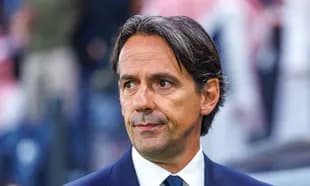 Entrenador observando el partido desde la línea lateral