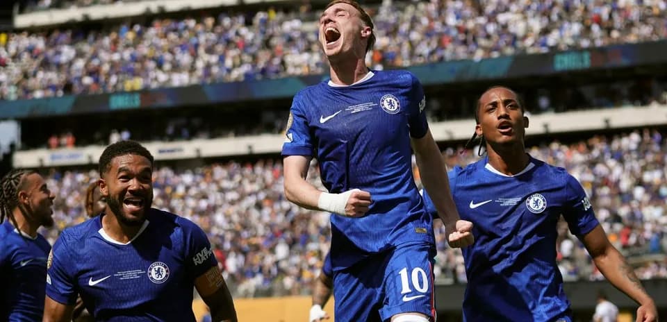 Jugadores de Chelsea celebrando un gol
