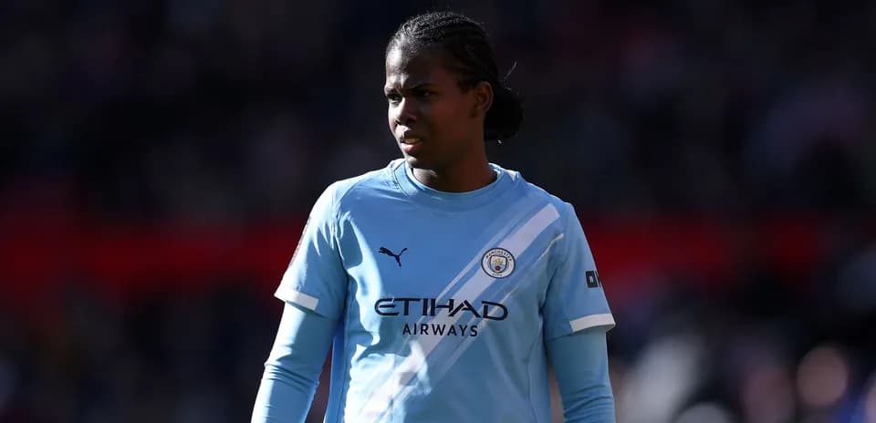 Jugadora de Manchester City en el campo