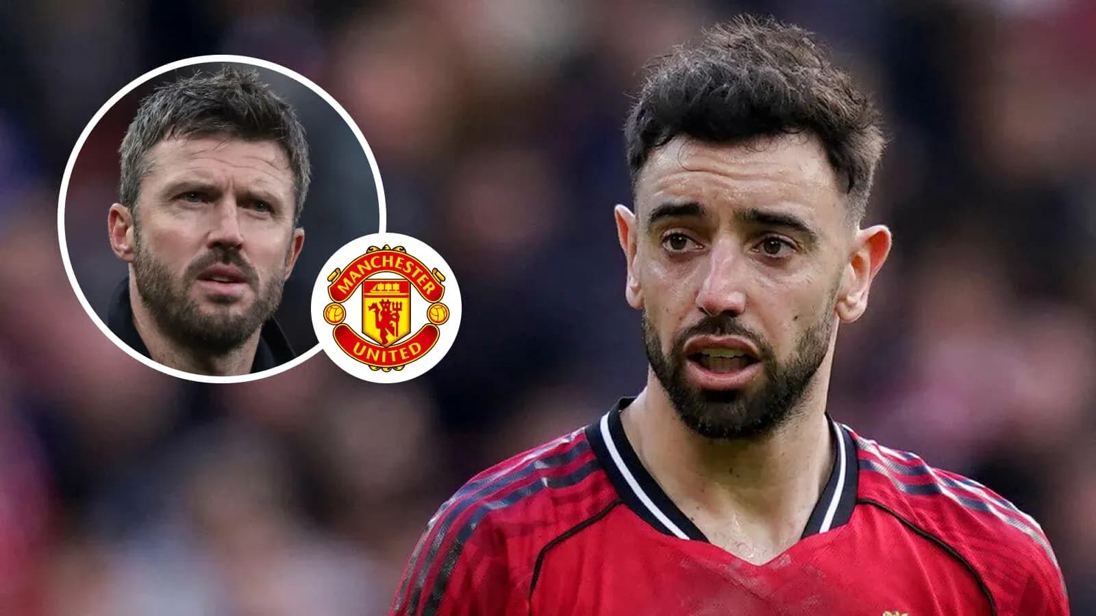 Bruno Fernandes en partido de Manchester United