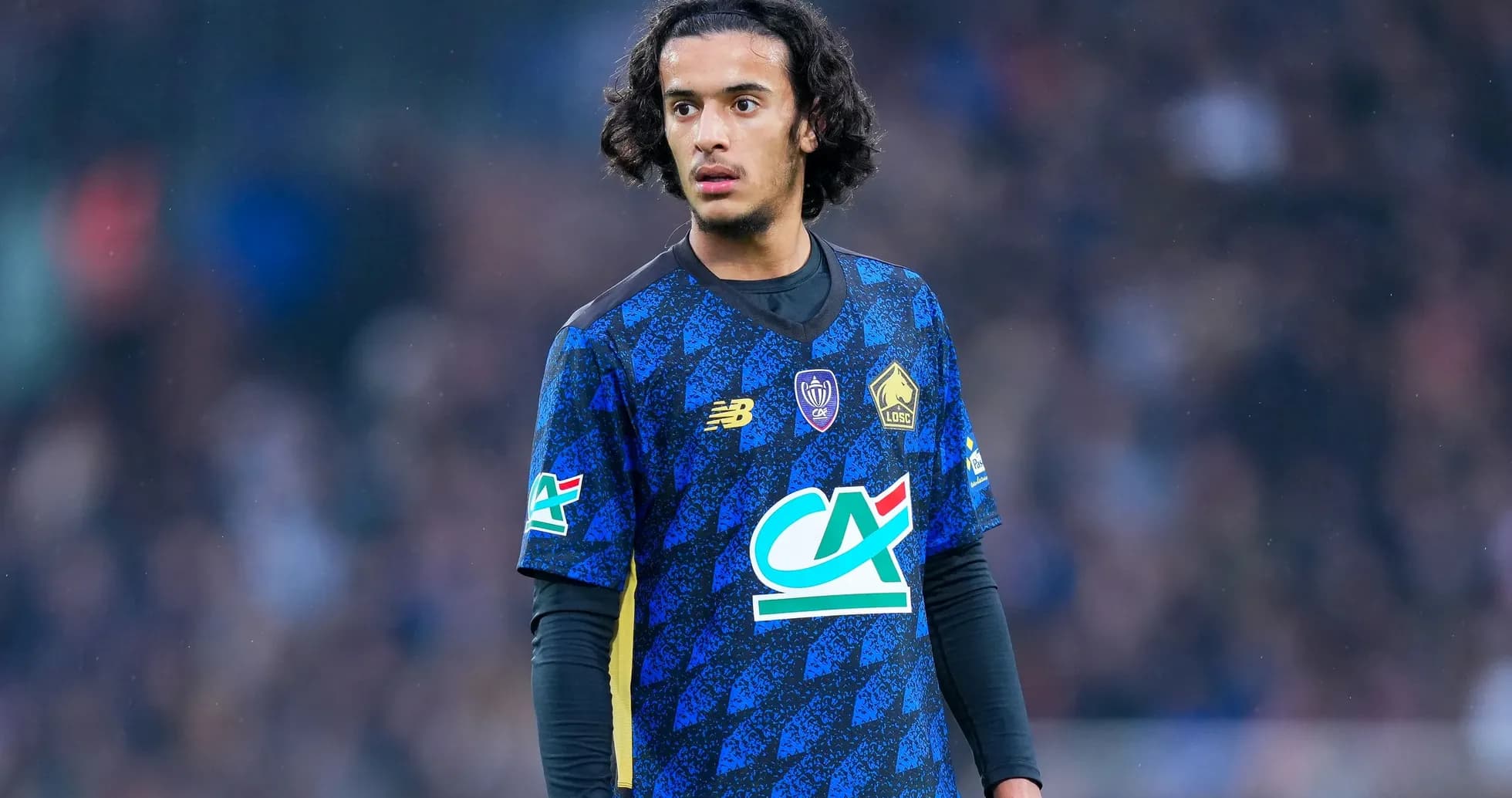 Jugador de Lille en acción durante un partido
