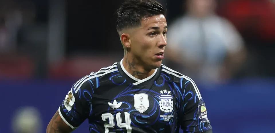 Jugador de Argentina en acción durante un partido
