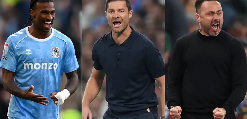 Jugador de Coventry y dos entrenadores durante partido