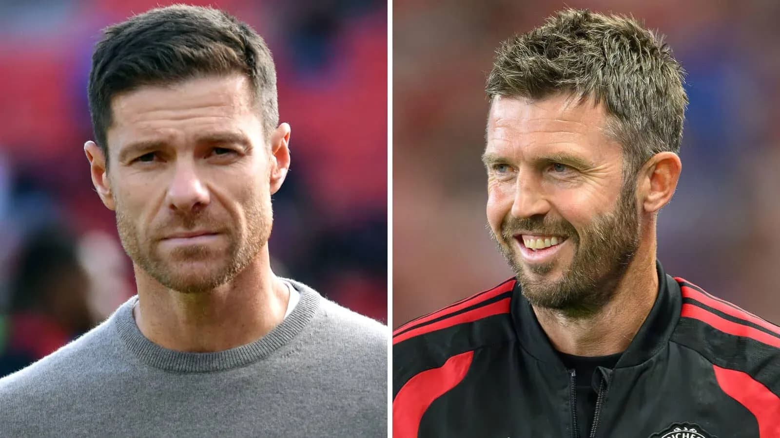 Xabi Alonso y Michael Carrick en eventos distintos