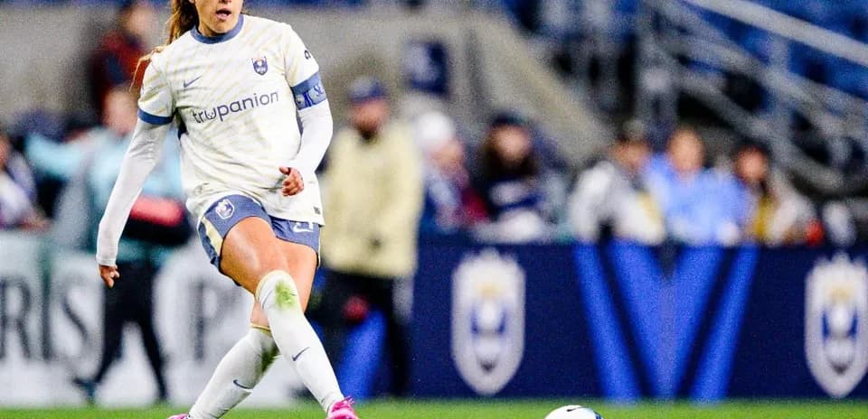 Jugadora del Seattle Reign FC en acción