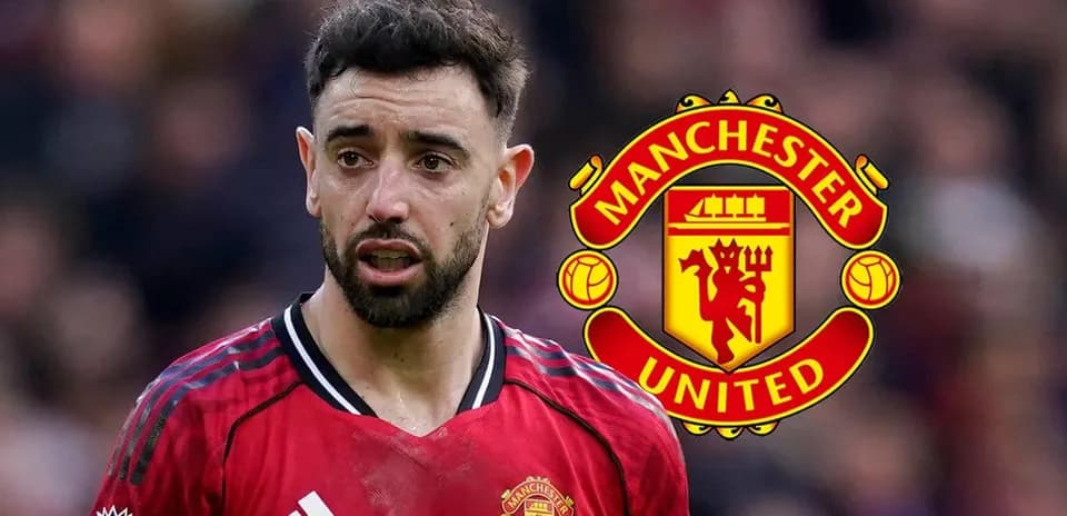 Bruno Fernandes con camiseta de Manchester United