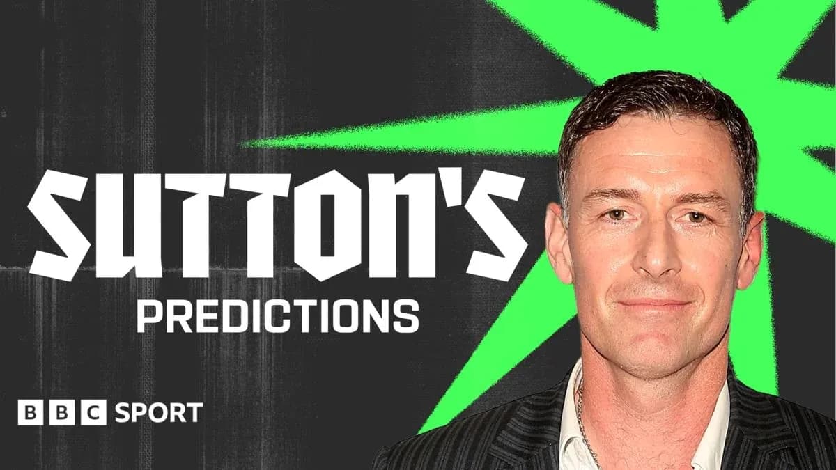 Sutton's Predictions logo with a man smiling