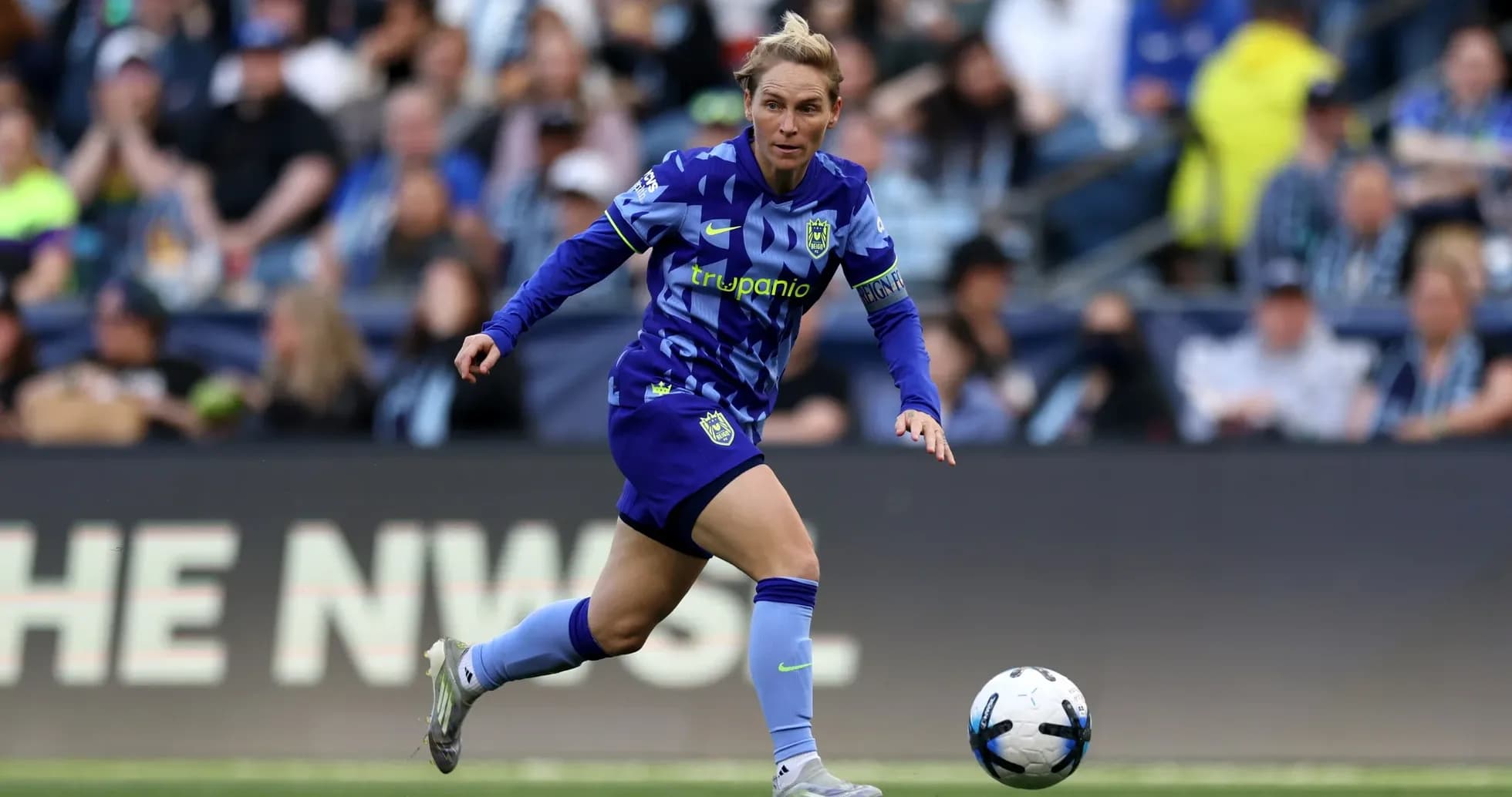 Jugadora del Seattle Reign FC en acción