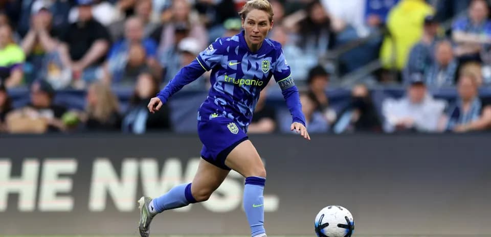 Jugadora del Seattle Reign FC en acción