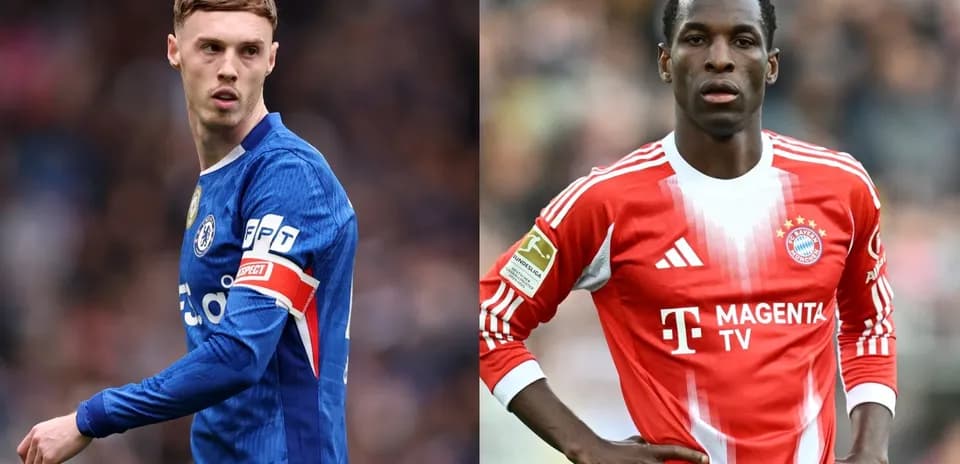 Jugadores de Chelsea y Bayern Múnich en acción
