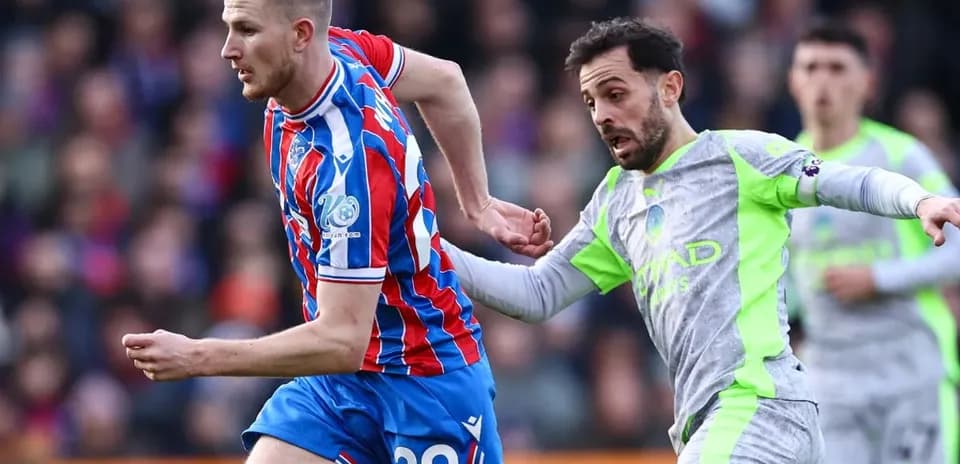 Jugador de Crystal Palace contra Manchester City