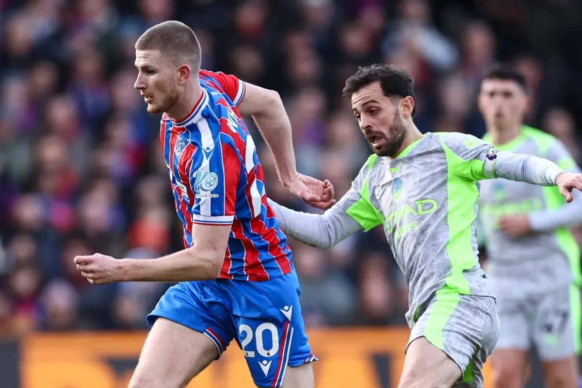 Jugador de Crystal Palace contra Manchester City