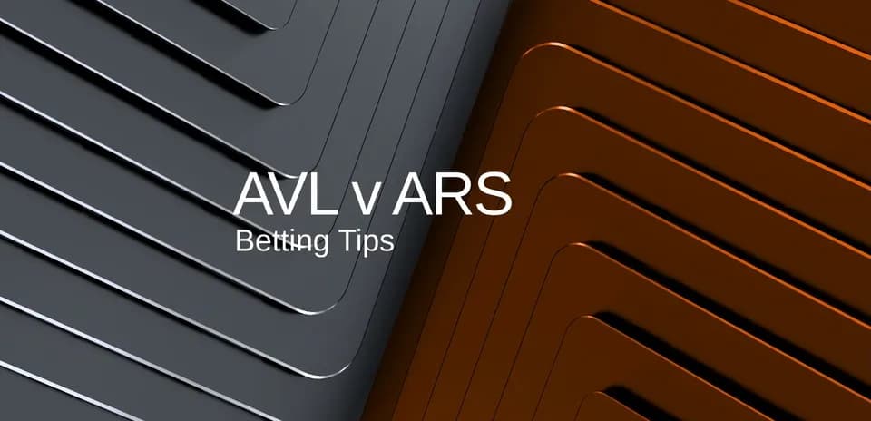 Fondo con texto sobre consejos de apuestas para AVL v ARS