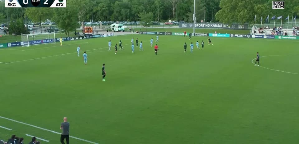 Partido entre Sporting KC II y Austin II