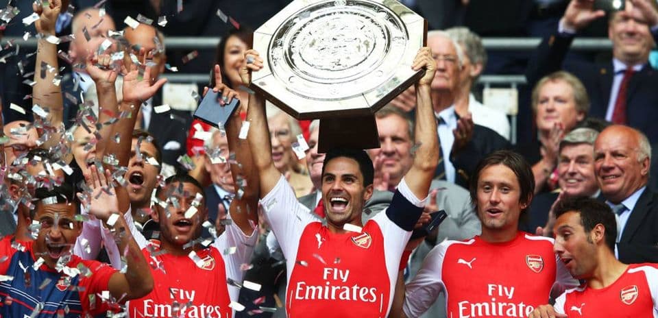 El rendimiento del Arsenal en la Premier League tras cada victoria en la Community Shield