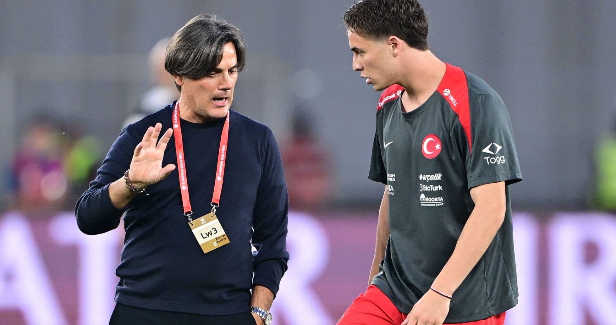 Vincenzo Montella destaca a Kenan Yildiz como futuro astro mundial pese a lesión