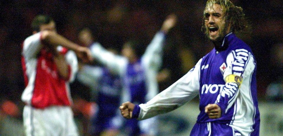 Batistuta regresa con fuerza en la celebración del centenario de Fiorentina