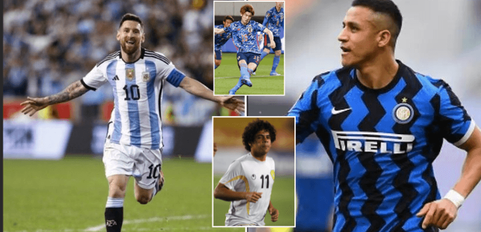 Lionel Messi, Alexis Sánchez y los 10 futbolistas más bajos del mundo