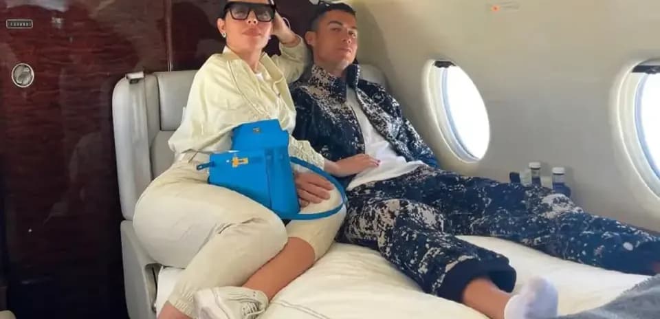 Georgina Rodríguez asume protagonismo en el jet privado de ₦96 mil millones de Ronaldo tras su boda