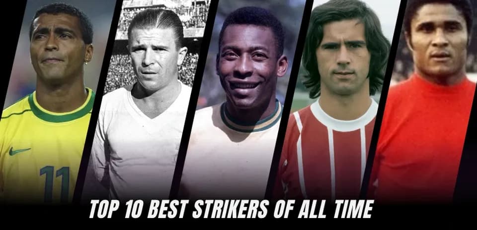 Los 10 Mejores Delanteros de Fútbol de Todos los Tiempos