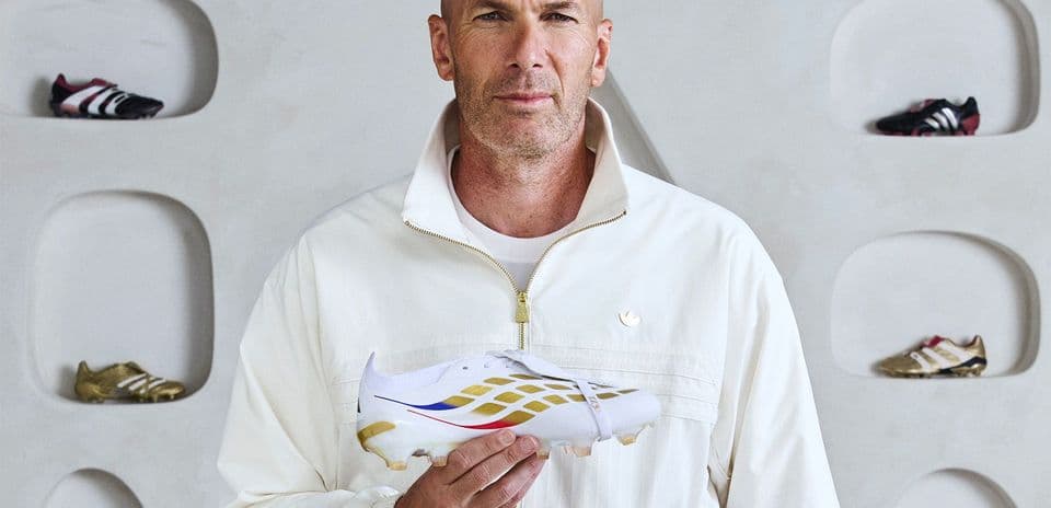 Zinedine Zidane y adidas lanzan botas Predator edición limitada para celebrar 30 años juntos
