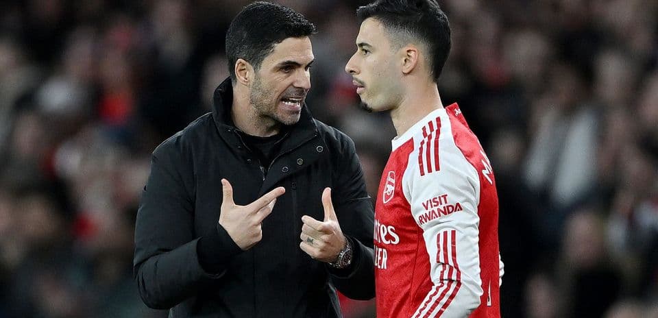 Gabriel Martinelli cerca de salir del Arsenal mientras el vestuario critica a Mikel Arteta