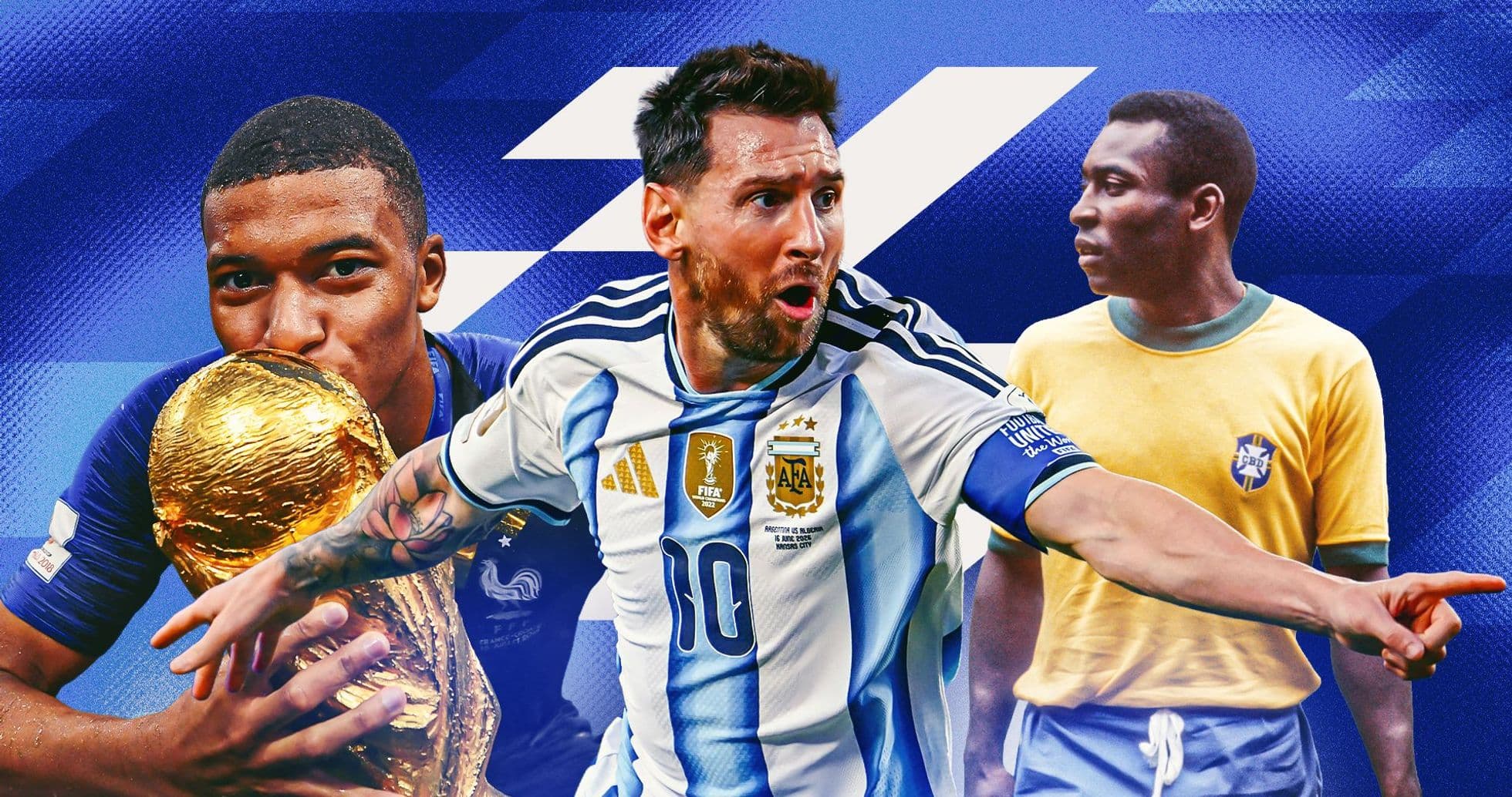 Los 10 mejores jugadores en la historia de la Copa del Mundo: Messi, Pelé y Mbappé entre los más grandes