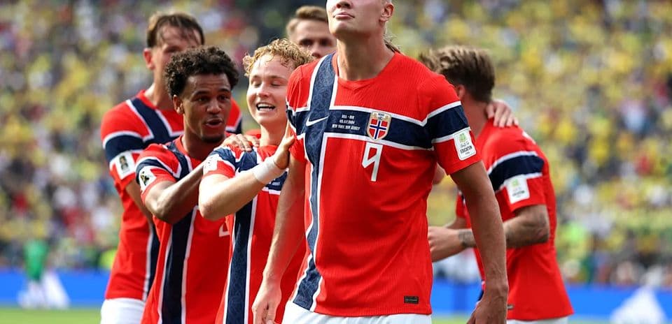 Erling Haaland brilla y Noruega sorprende a Brasil 2-1 para avanzar a cuartos en el Mundial 2026