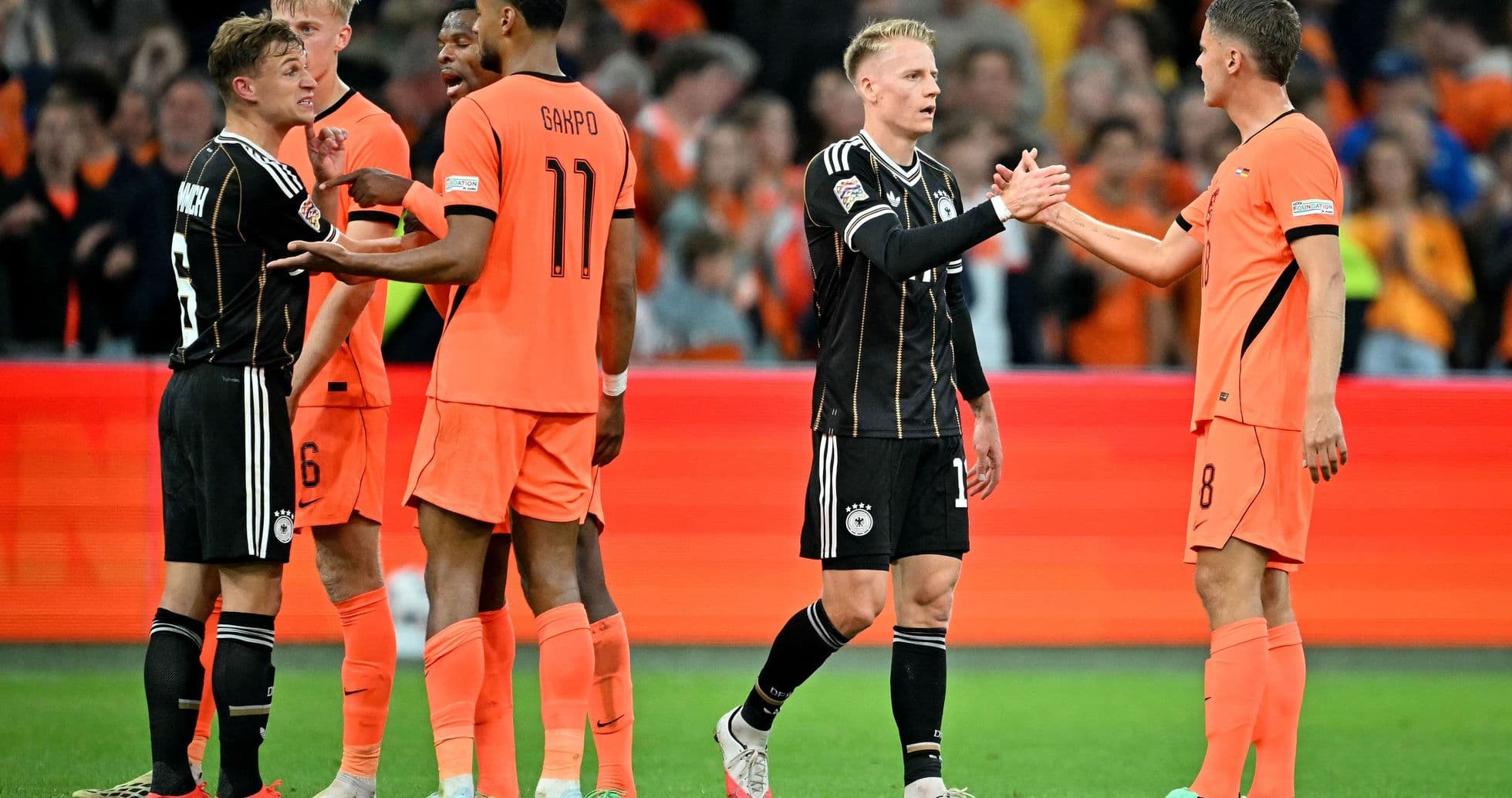 Holanda y Alemania empatan en un duelo táctico con debutantes al mando
