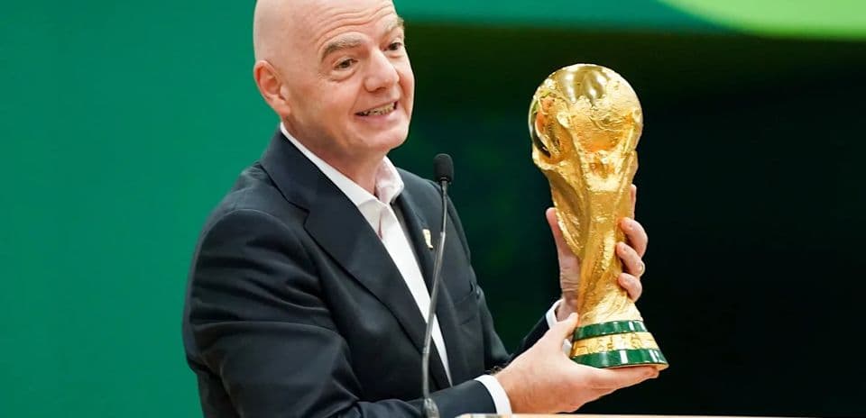 Gianni Infantino plantea ampliar la Copa del Mundo a 64 equipos