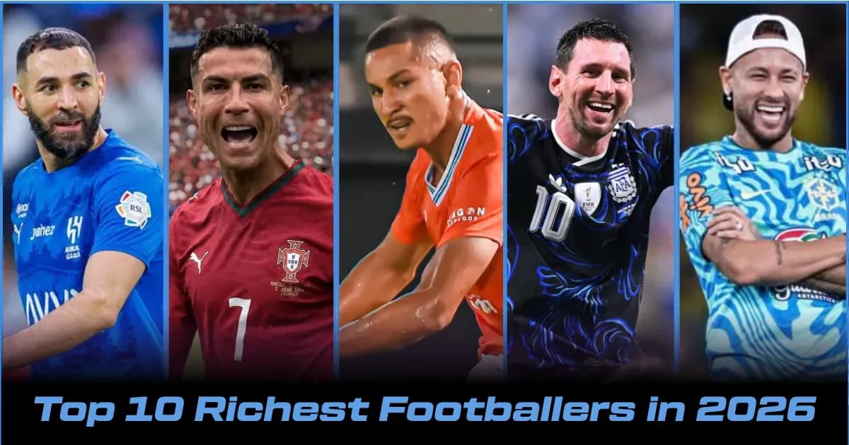 Los 10 Futbolistas Más Ricos del Mundo Activos en 2026