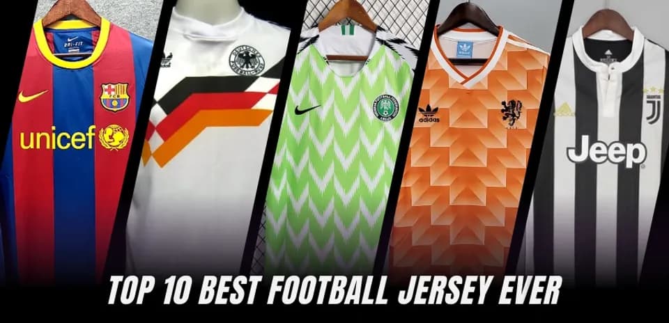 Los Mejores Jerseys de Fútbol de Todos los Tiempos: Top 10 Inolvidables
