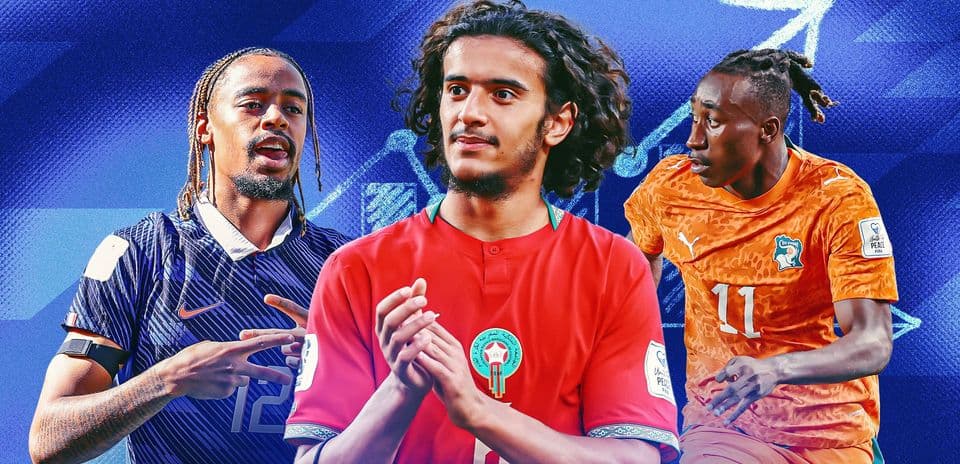 Monitor de valor de jugadores en el Mundial 2026: Ayyoub Bouaddi brilla para Marruecos mientras Bradley Barcola destaca junto a Michael Olise y Yan Diomande sube su precio en £10 millones
