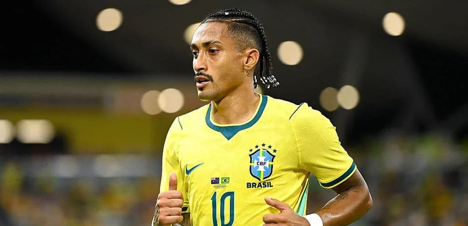 Raphinha como delantero y siete modificaciones: la alineación de Brasil ante Australia