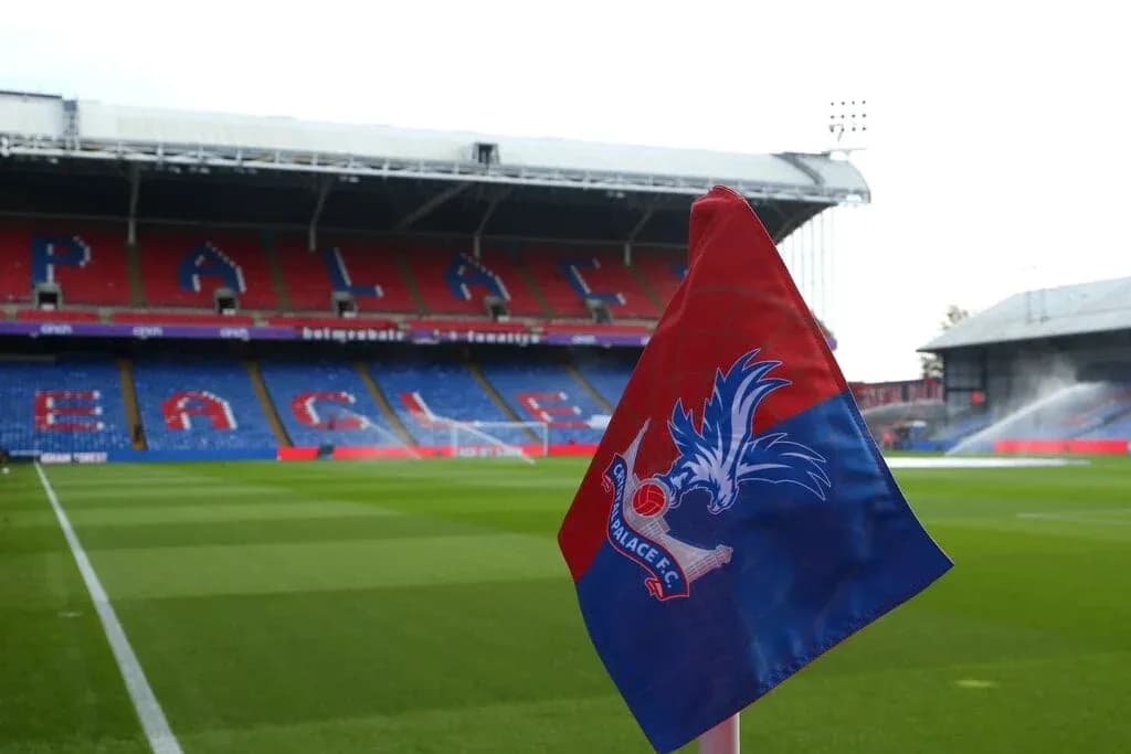 Esquina del campo en Selhurst Park con banderín Esquina del campo en Selhurst Park con banderín