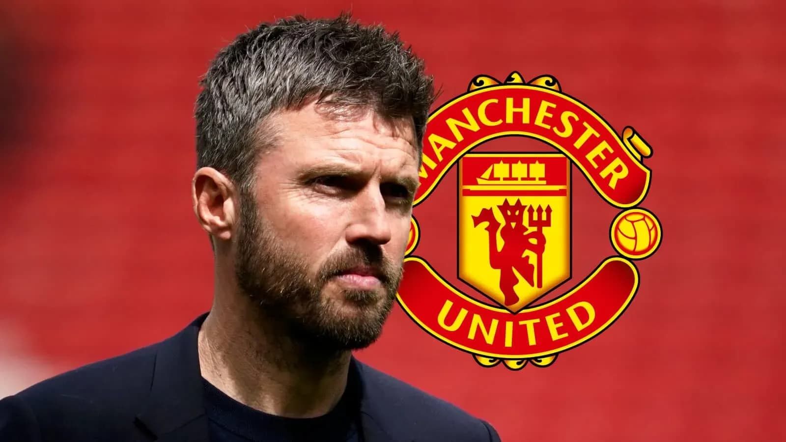 Entrenador de Manchester United con fondo del club Entrenador de Manchester United con fondo del club