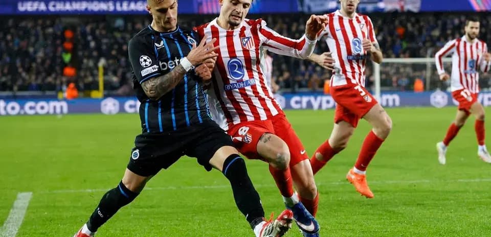 Club Brugge empata 3-3 ante Atletico Madrid en la UEFA Champions League Club Brugge empata 3-3 ante Atletico Madrid en la UEFA Champions League