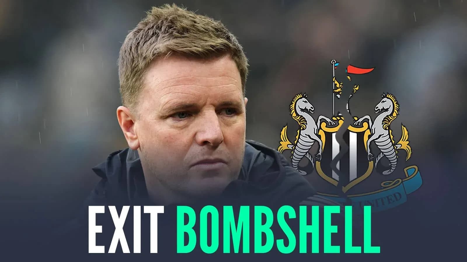 Entrenador de Newcastle United con logo del club Entrenador de Newcastle United con logo del club
