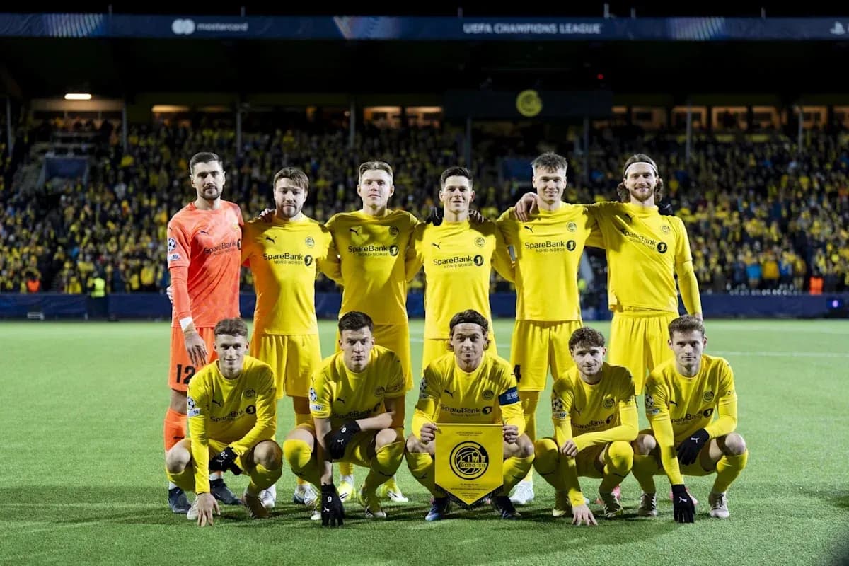 Equipo de Bodo/Glimt en la UEFA Champions League Equipo de Bodo/Glimt en la UEFA Champions League