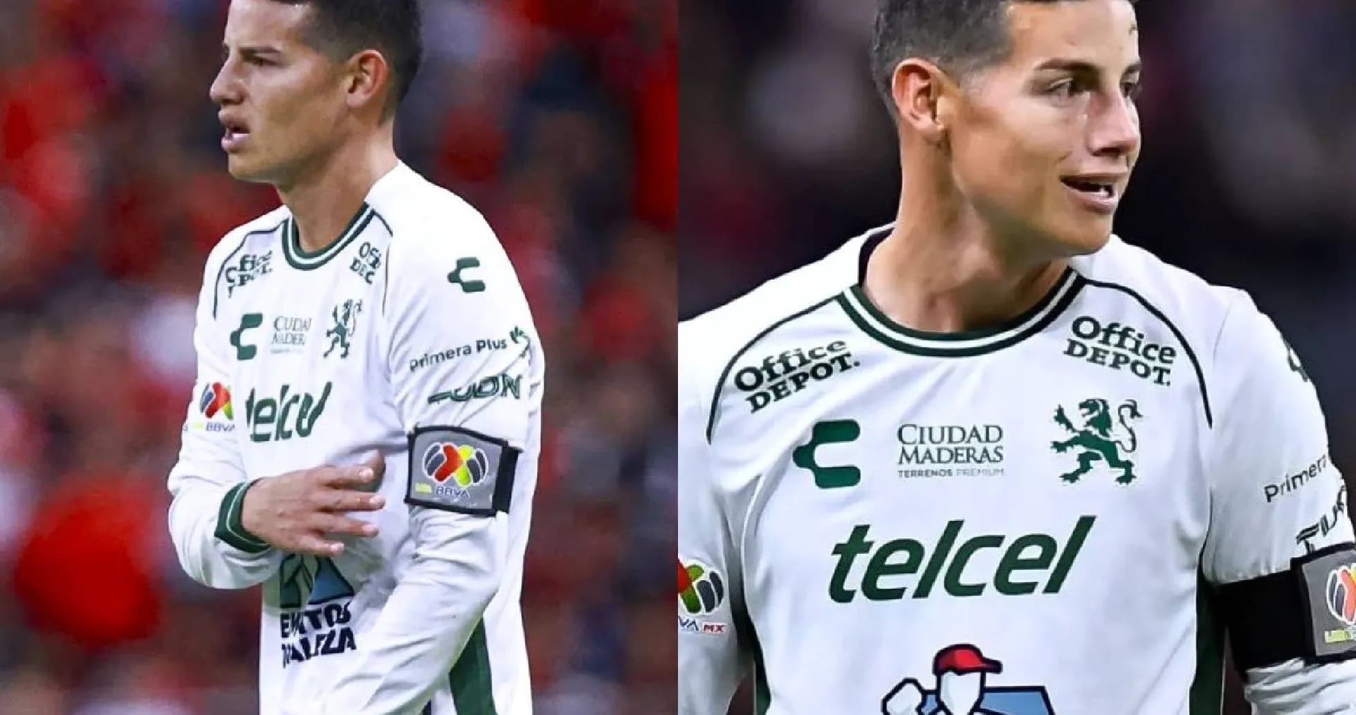 Jugador de León en acción durante partido Jugador de León en acción durante partido