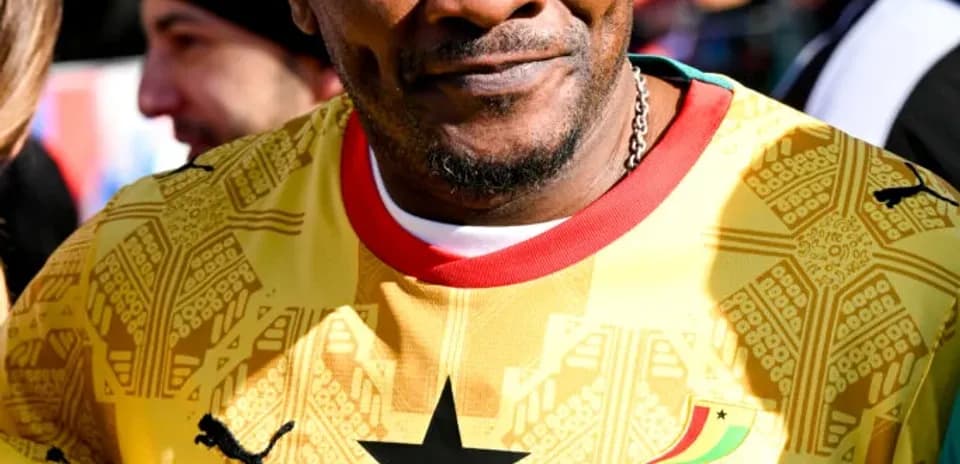 Asamoah Gyan señala a Inglaterra como favorita pero advierte: Ghana no viaja a mirar Asamoah Gyan señala a Inglaterra como favorita pero advierte: Ghana no viaja a mirar
