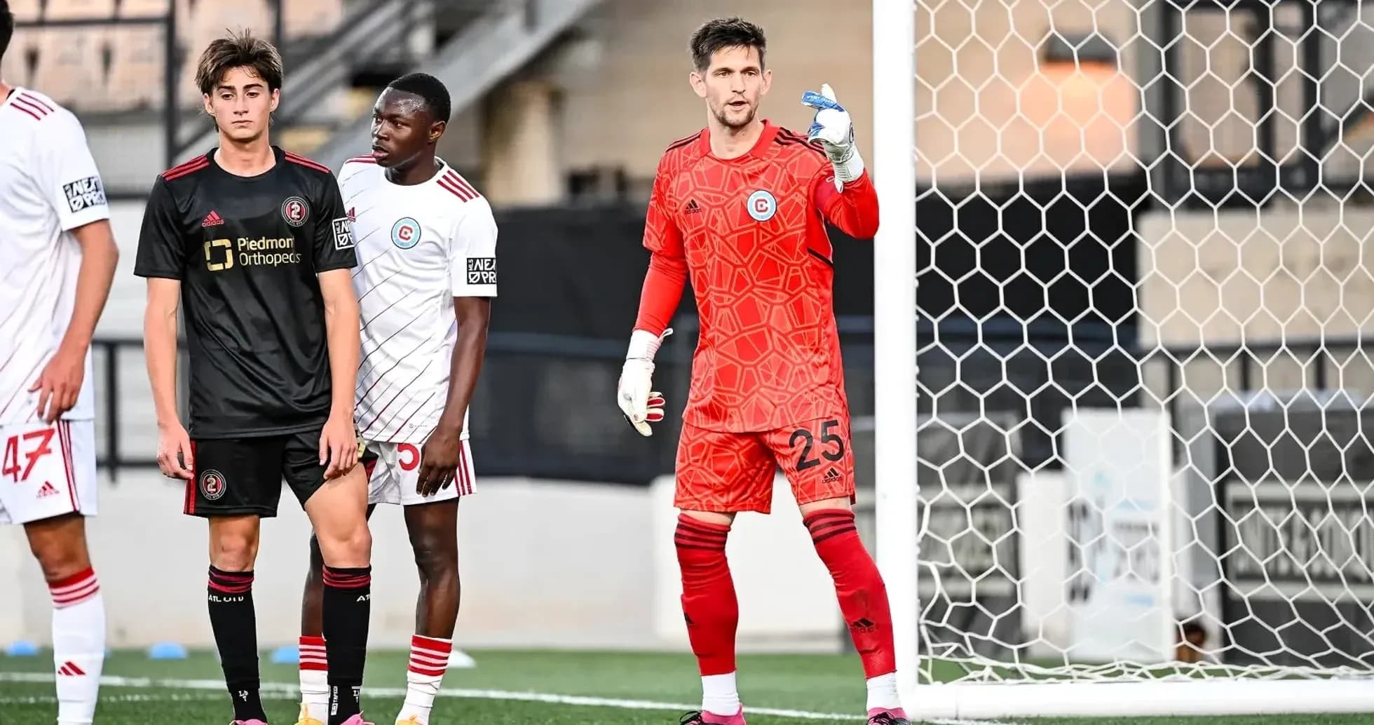Jugadores del Chicago Fire II y Atlanta United II Jugadores del Chicago Fire II y Atlanta United II