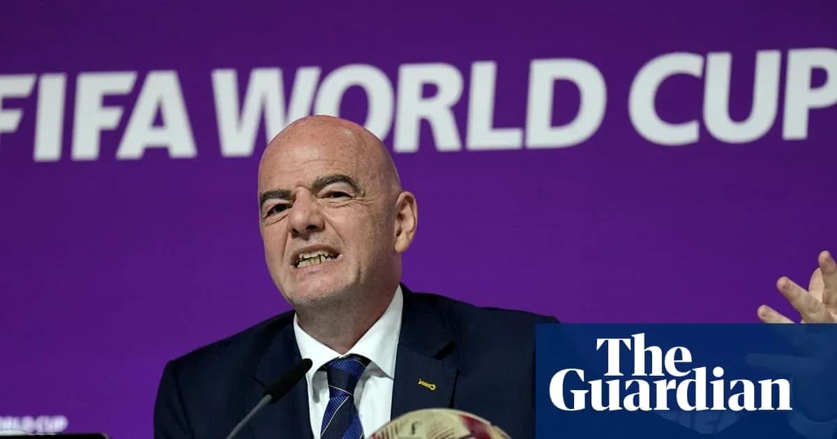 Gianni Infantino hablando en conferencia de prensa FIFA Gianni Infantino hablando en conferencia de prensa FIFA