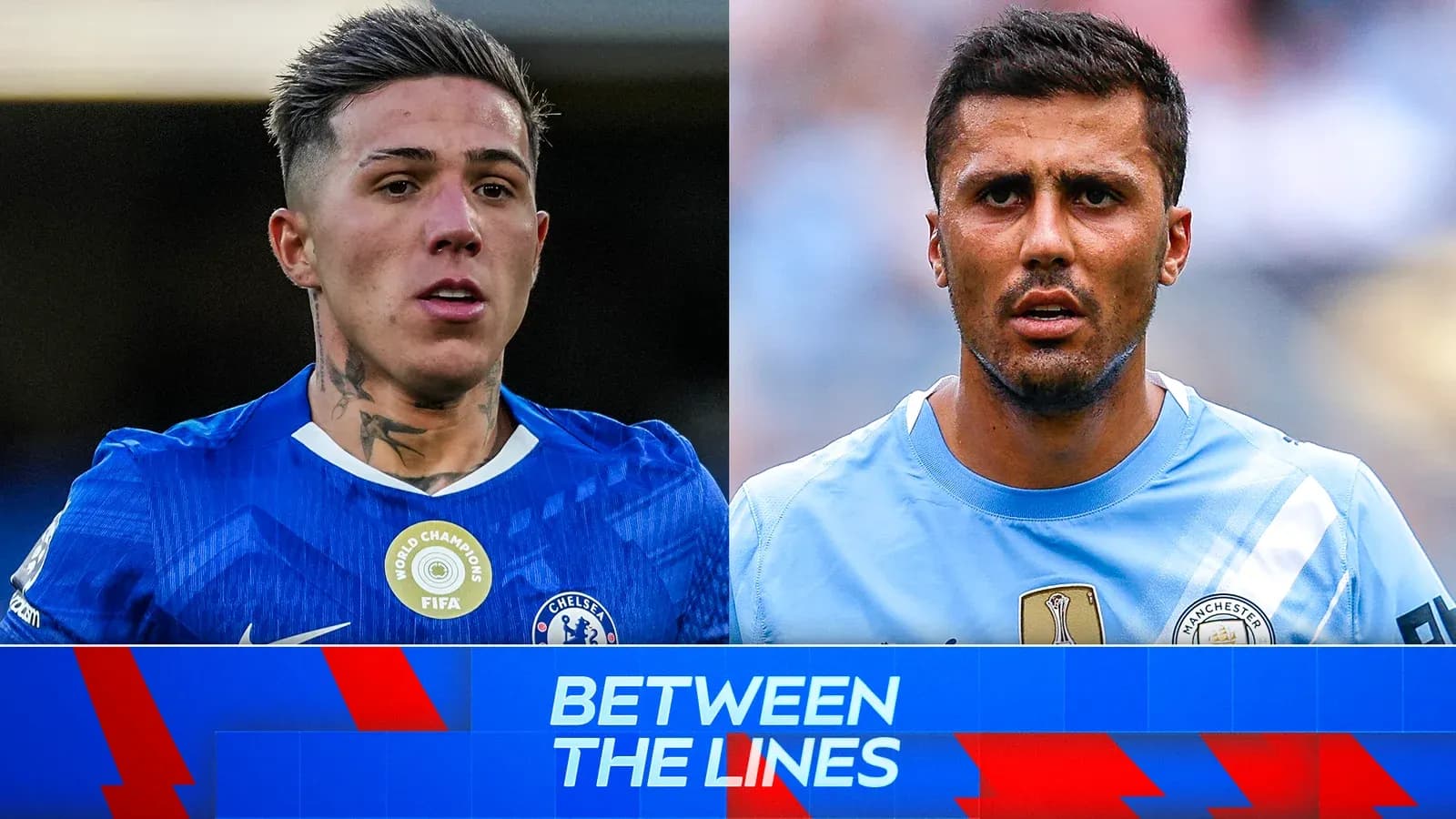 Jugadores de Chelsea y Manchester City en el campo Jugadores de Chelsea y Manchester City en el campo