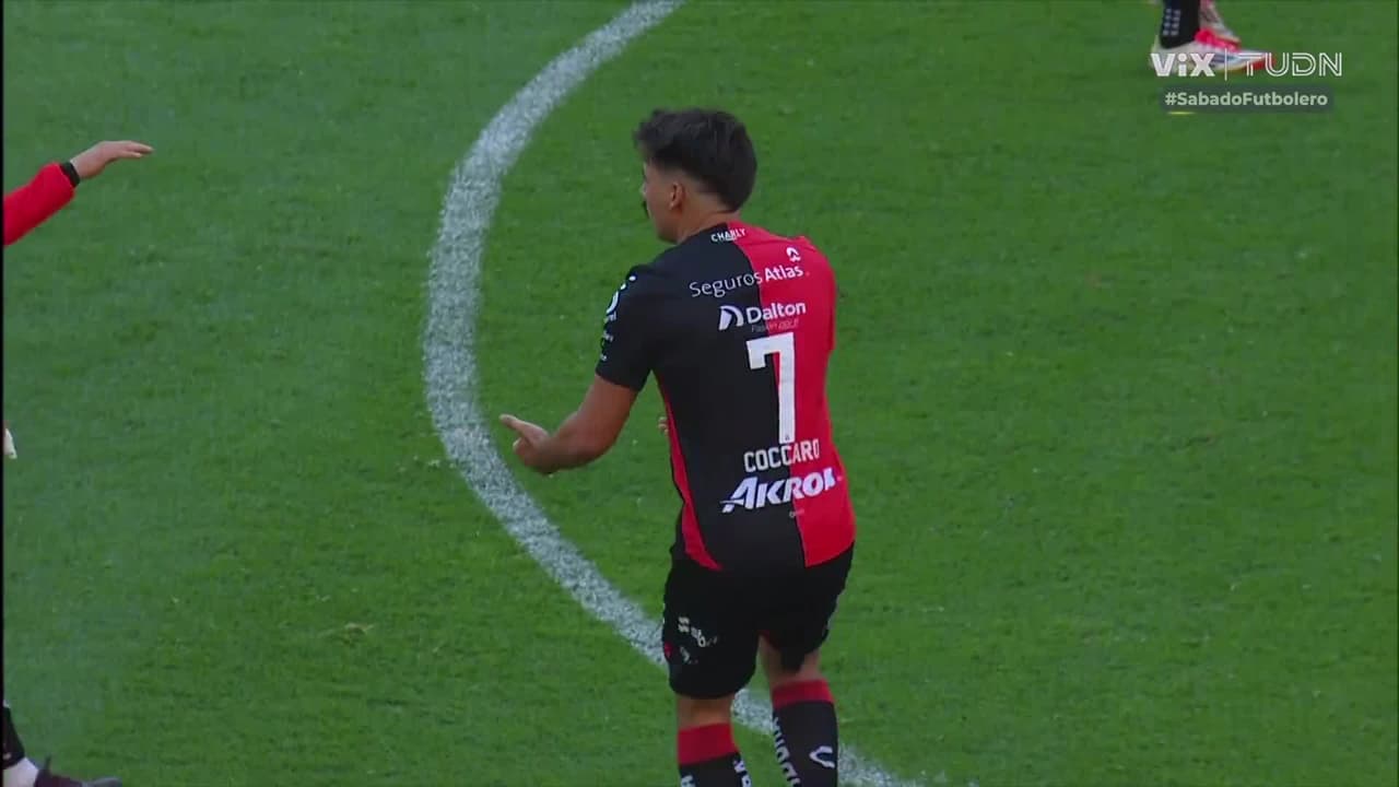 Jugador de Atlas durante el partido contra FC Juárez Jugador de Atlas durante el partido contra FC Juárez