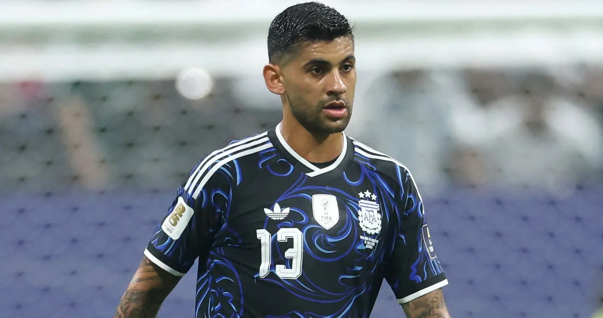 Jugador de Argentina en acción durante un partido Jugador de Argentina en acción durante un partido