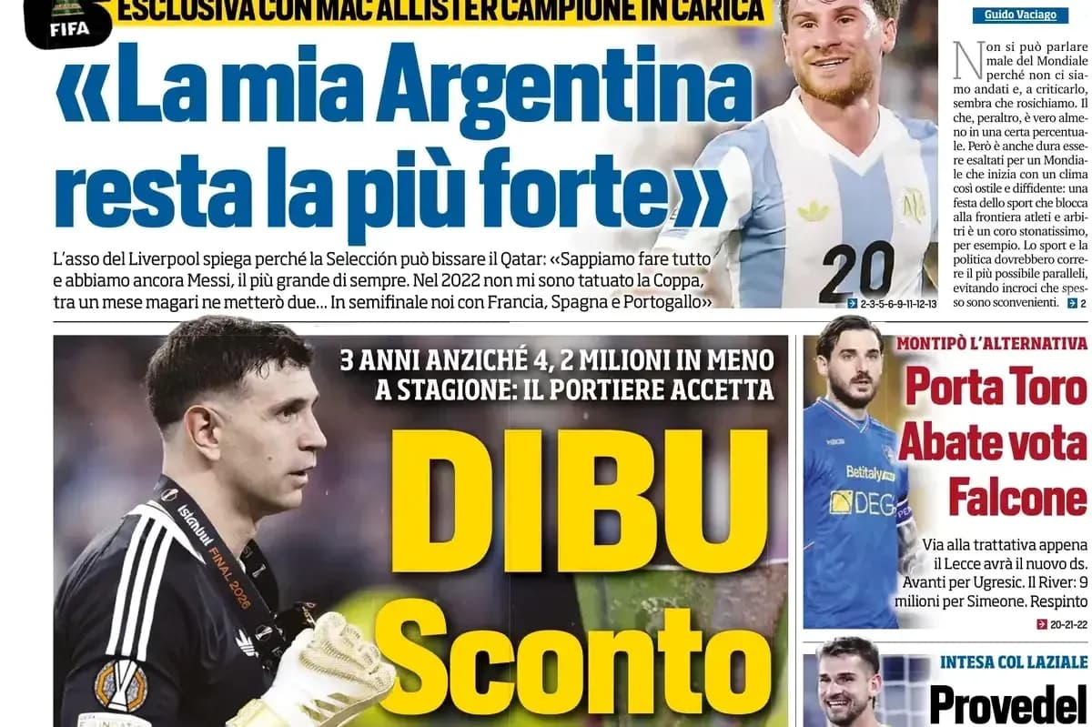 Titulares sobre Argentina y jugadores de fútbol Titulares sobre Argentina y jugadores de fútbol
