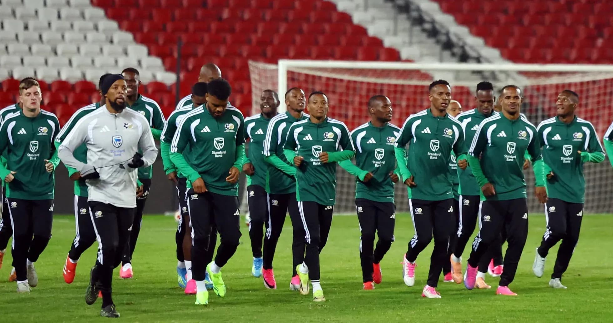 Entrenamiento de la selección sudafricana de fútbol Entrenamiento de la selección sudafricana de fútbol