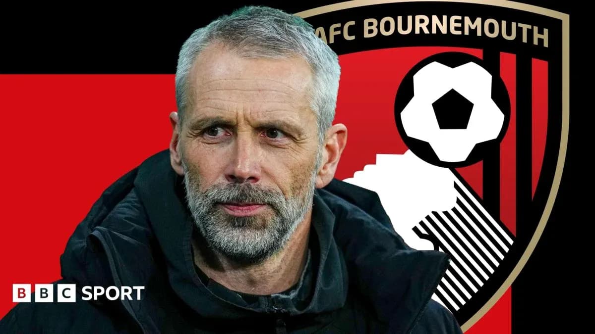 Entrenador de AFC Bournemouth en fondo de equipo Entrenador de AFC Bournemouth en fondo de equipo