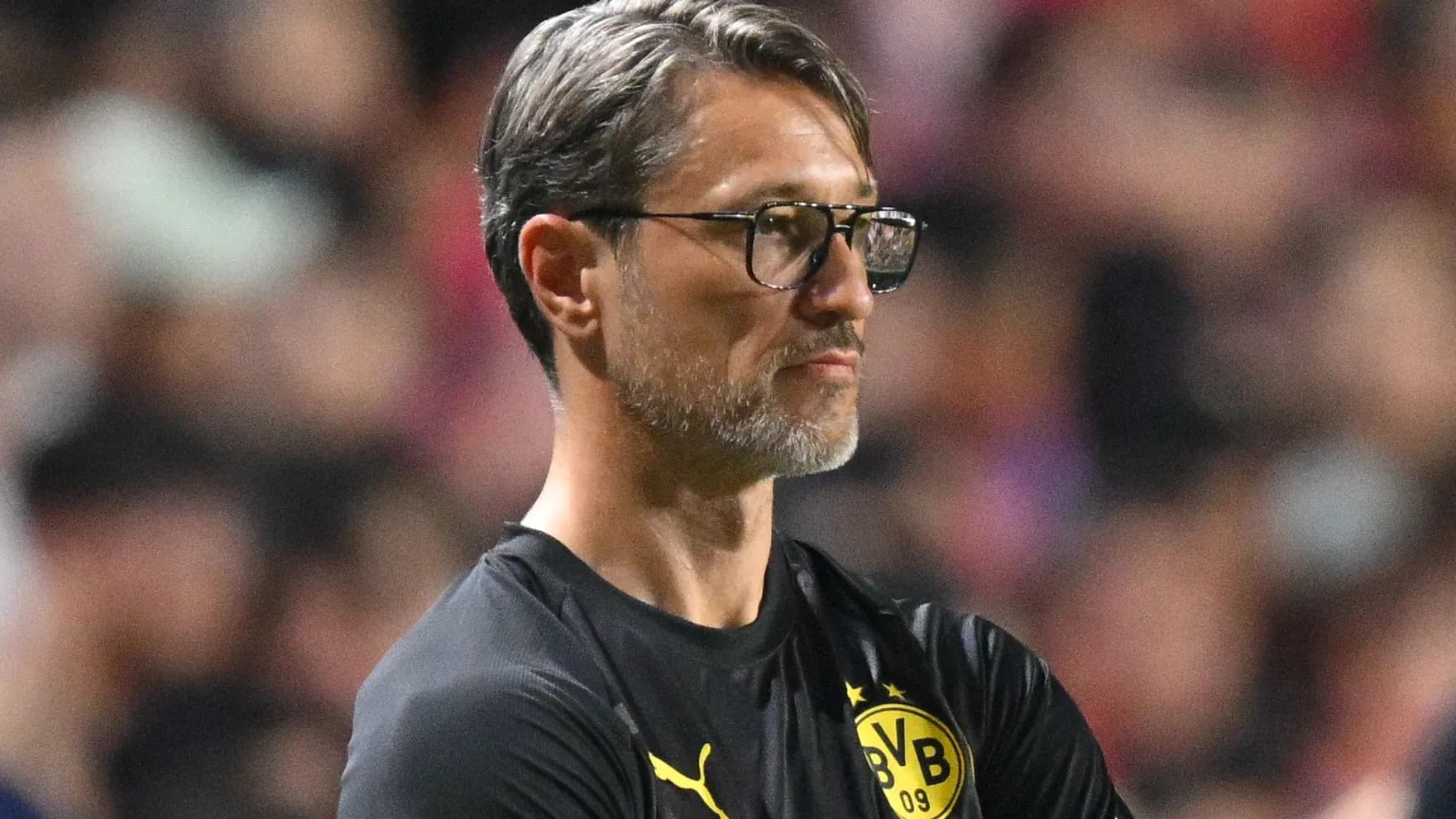 Entrenador de Borussia Dortmund en partido Entrenador de Borussia Dortmund en partido